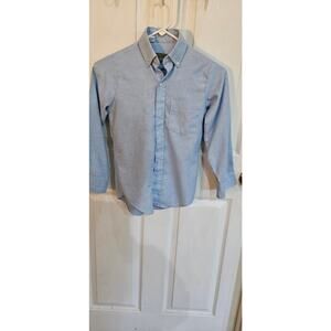 Michael James Boys Shirt Button Up Collar Size 10 EUC